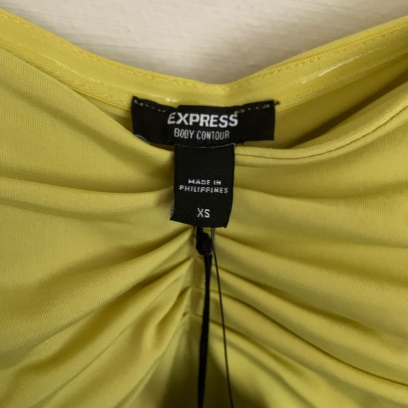 Express Body Contour Compression Ruched Thong Bodysuit - Picture 3 of 6